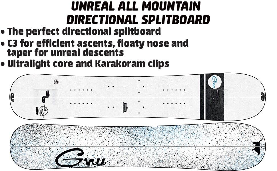 GNU GORP C3 CAMBER DIRECTIONAL TWIN SPLITBOARD
