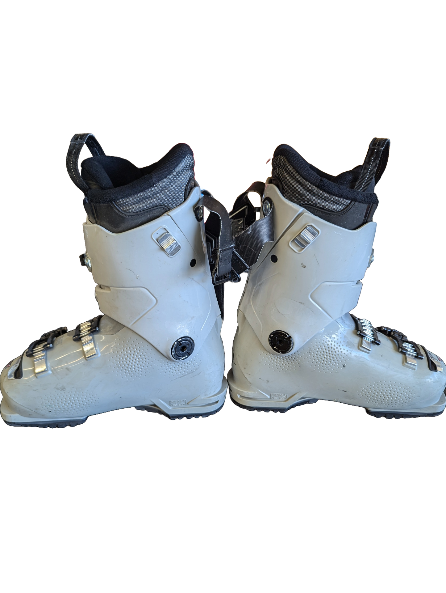 Used Women's Tecnica Mach Sport 85 W Ski Boots Ladies Pearl White (Grey)